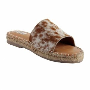 Myra Bag Brown and Cream Sandals